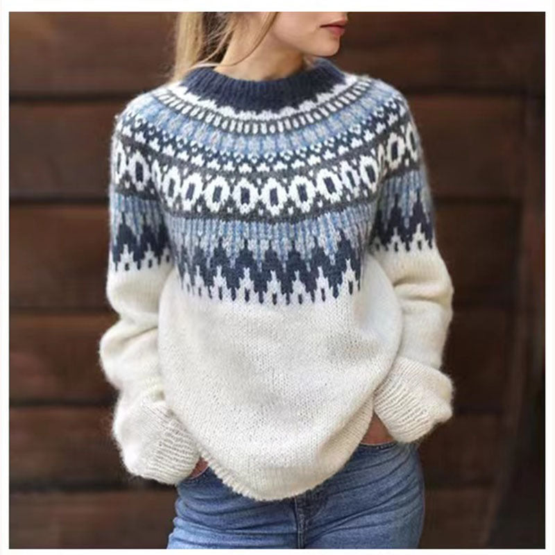 Estelle - Pull islandais en laine pour femme