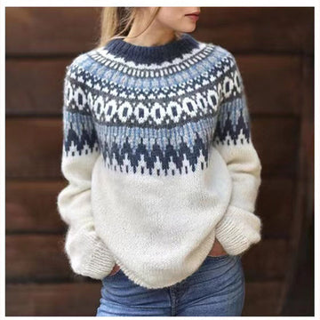 Estelle – Pull islandais chaud pour femme