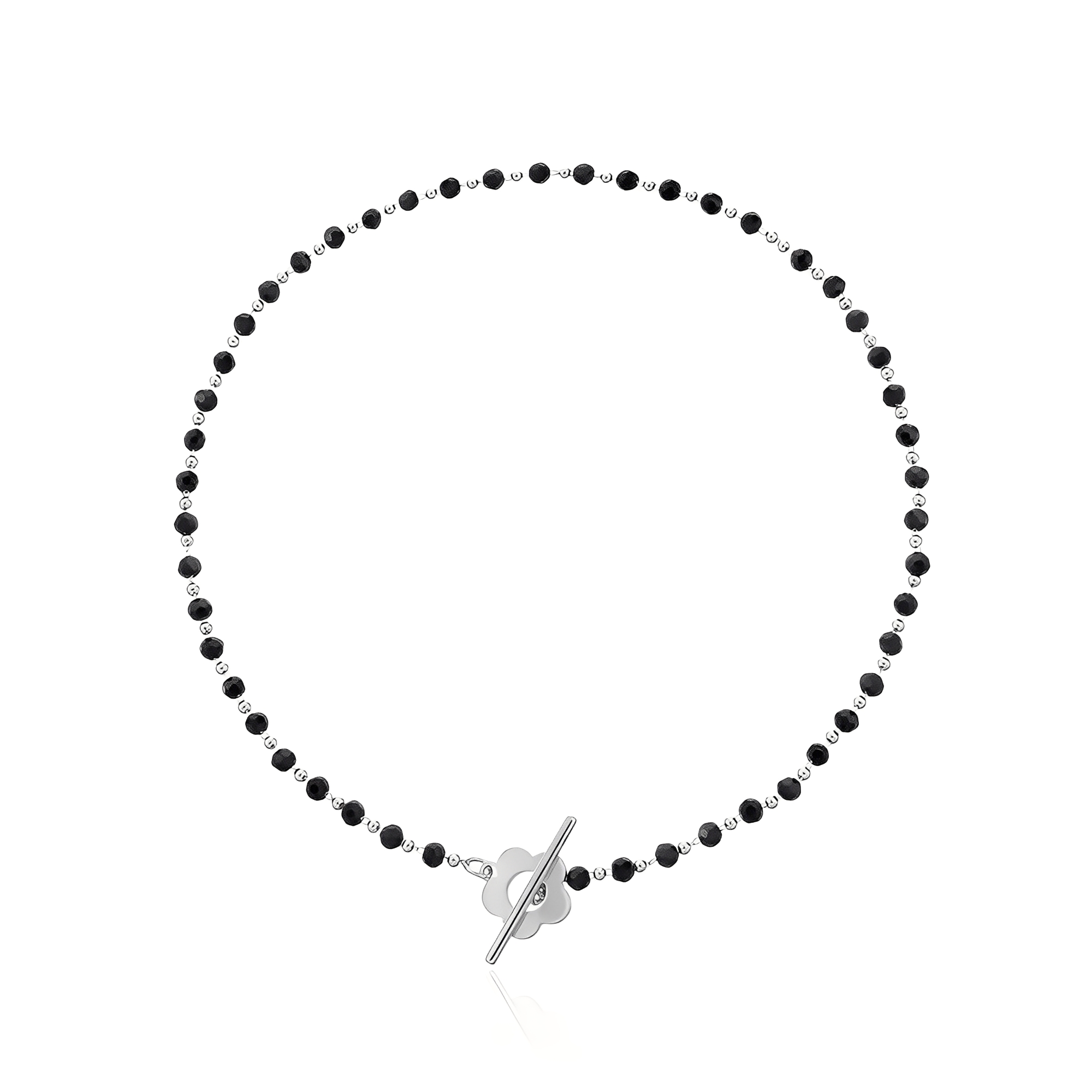 Naya - Collier choker floral avec fermoir en fleurs