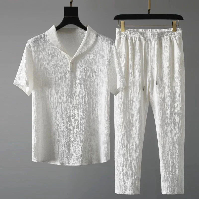 Luca - T-shirt à manches courtes avec pantalon à taille élastique