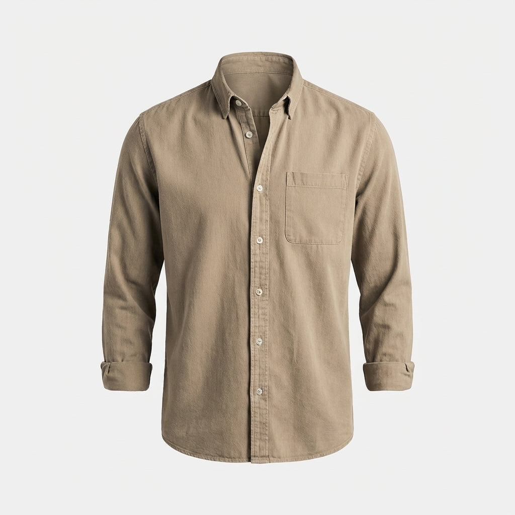 Gauvain - Chemise décontractée à manches longues pour hommes
