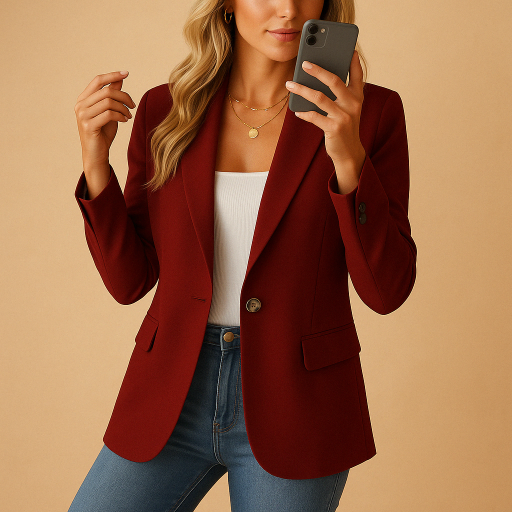 Elise – Veste Cintrée Moderne et Confortable