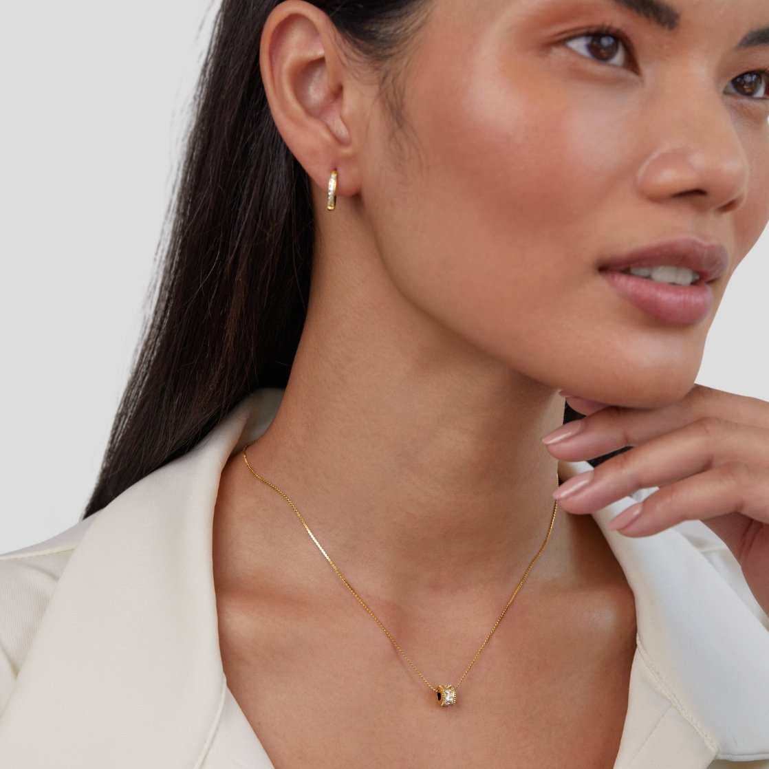 Gigi – Collier en cristal en or 18K