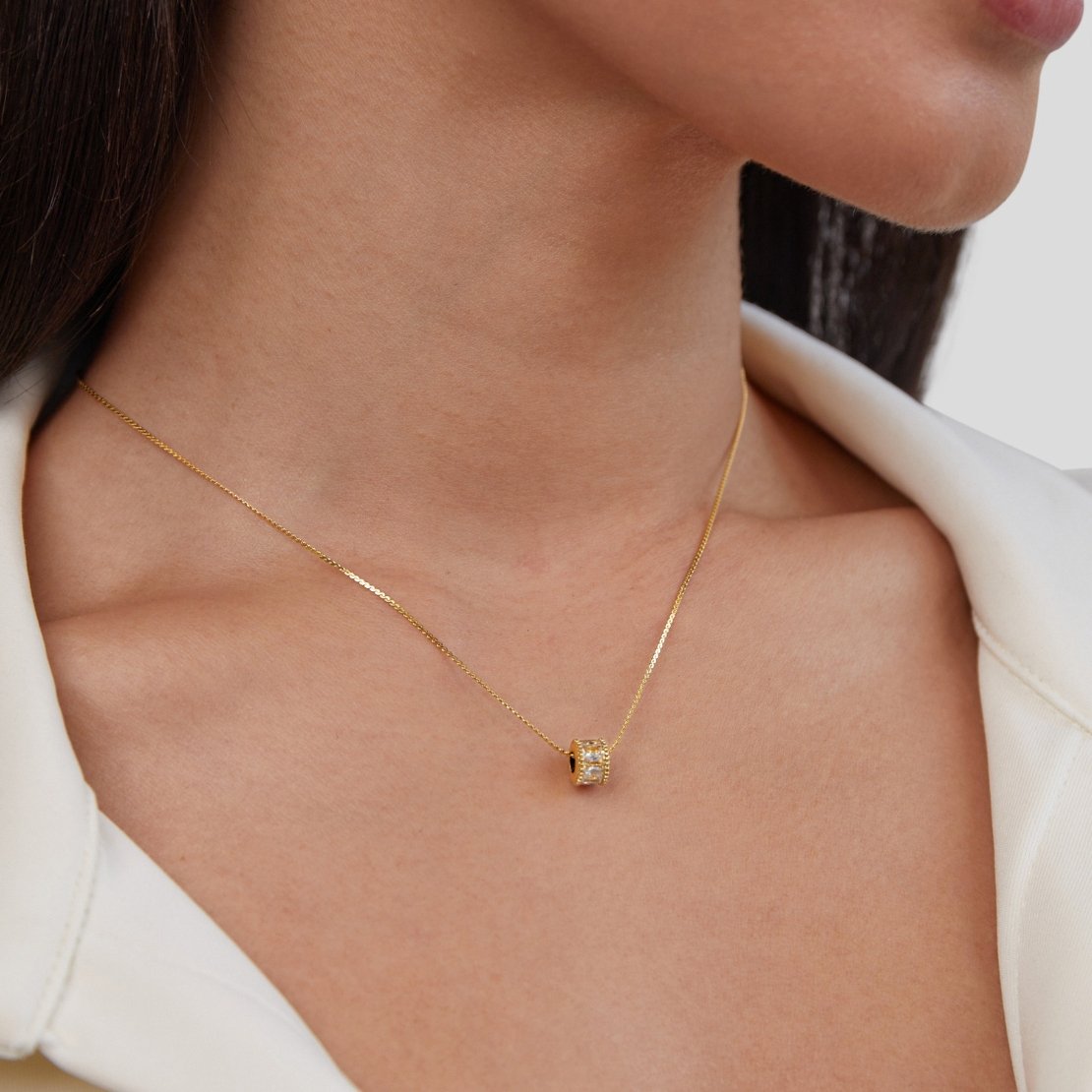 Gigi – Collier en cristal en or 18K