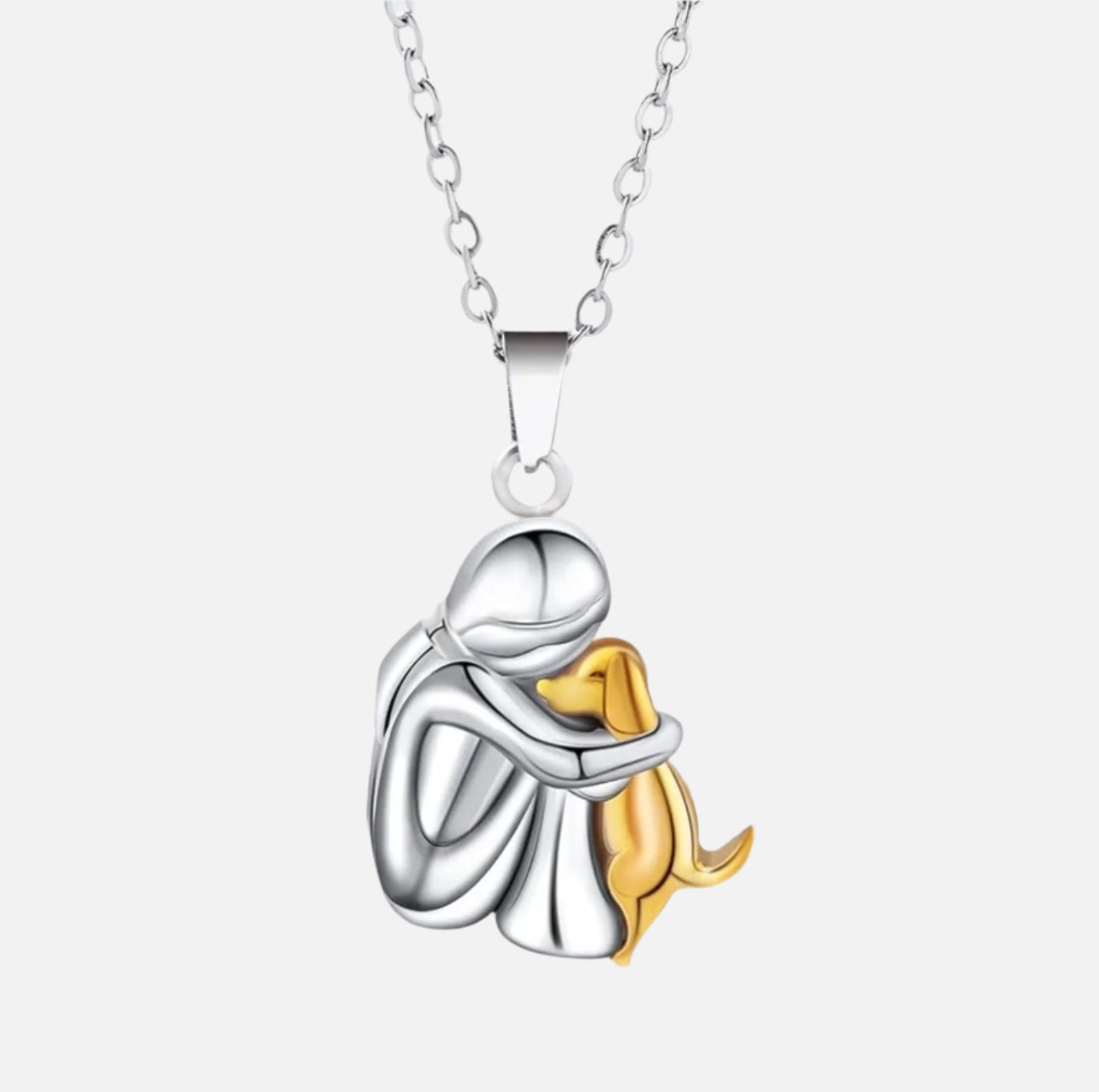 Luz – Collier avec pendentif d'étreinte