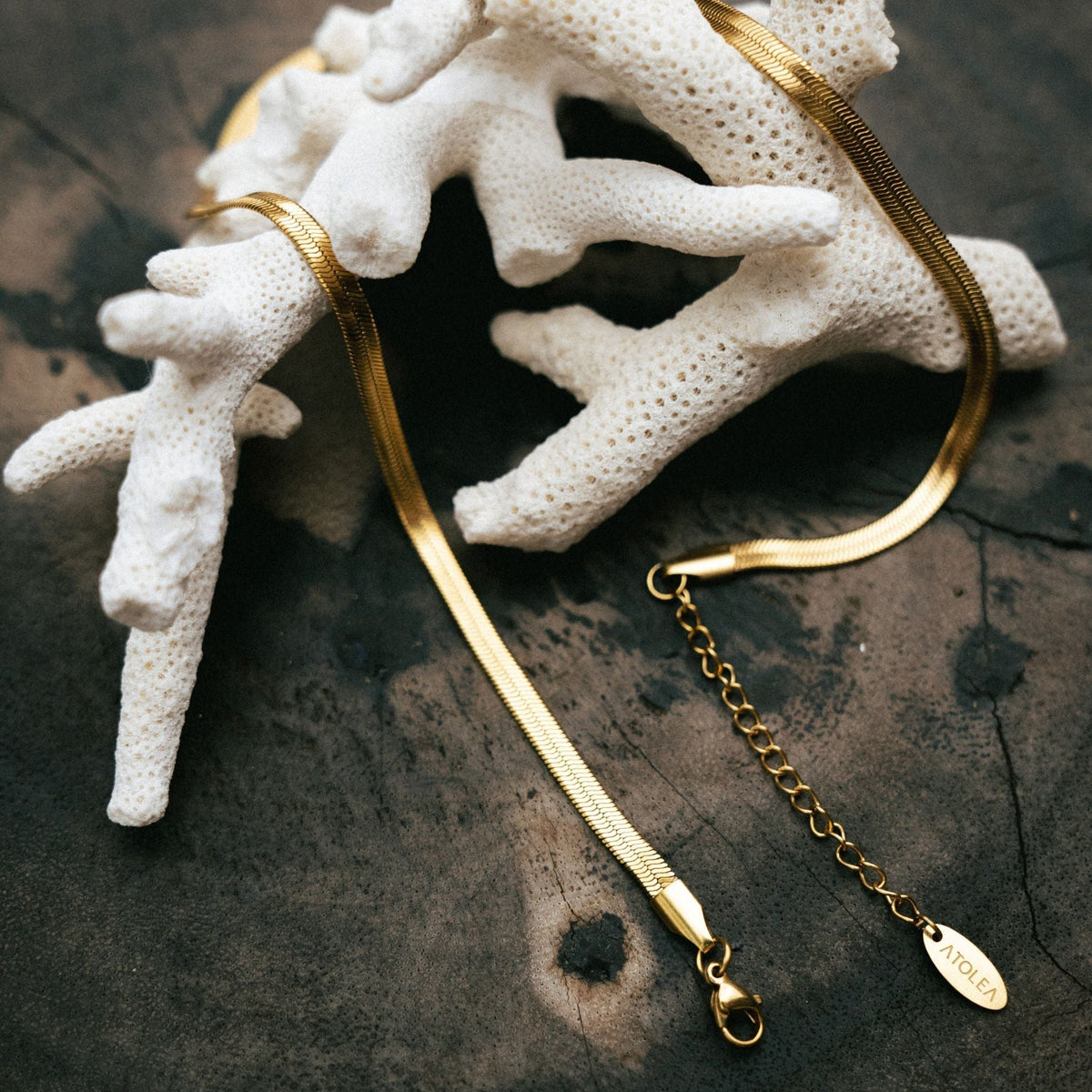 Kauai – Collier Herringbone résistant à l'eau