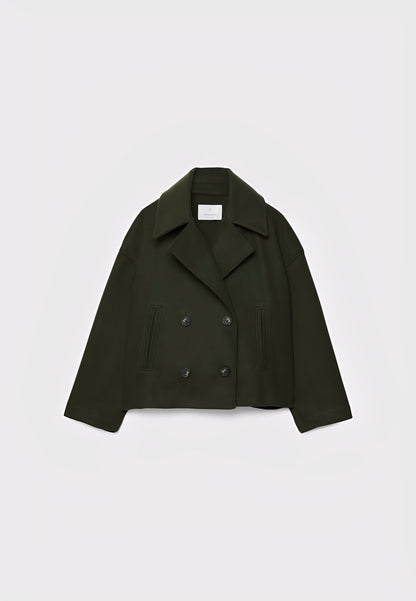 Claire – Veste Courte Double Boutonnage Élégante