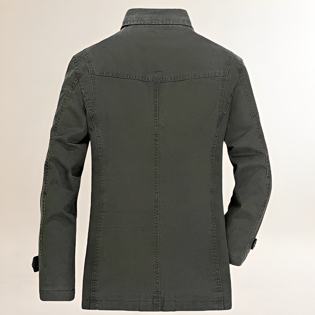 Blazer casual homme à plusieurs poches et fermeture bouton - coupe régulière