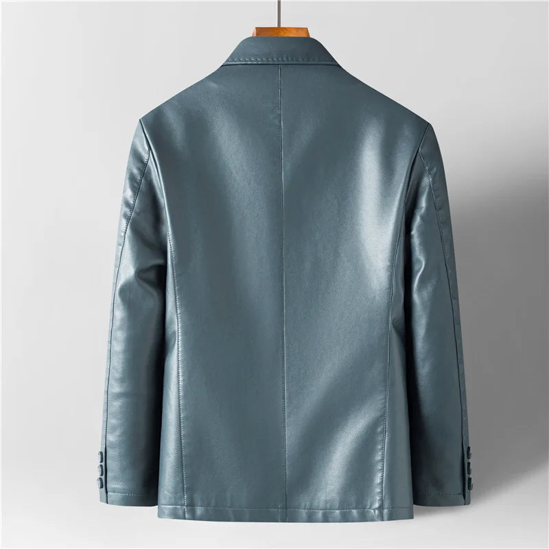 Blazer homme à col casual, deux boutons et poches