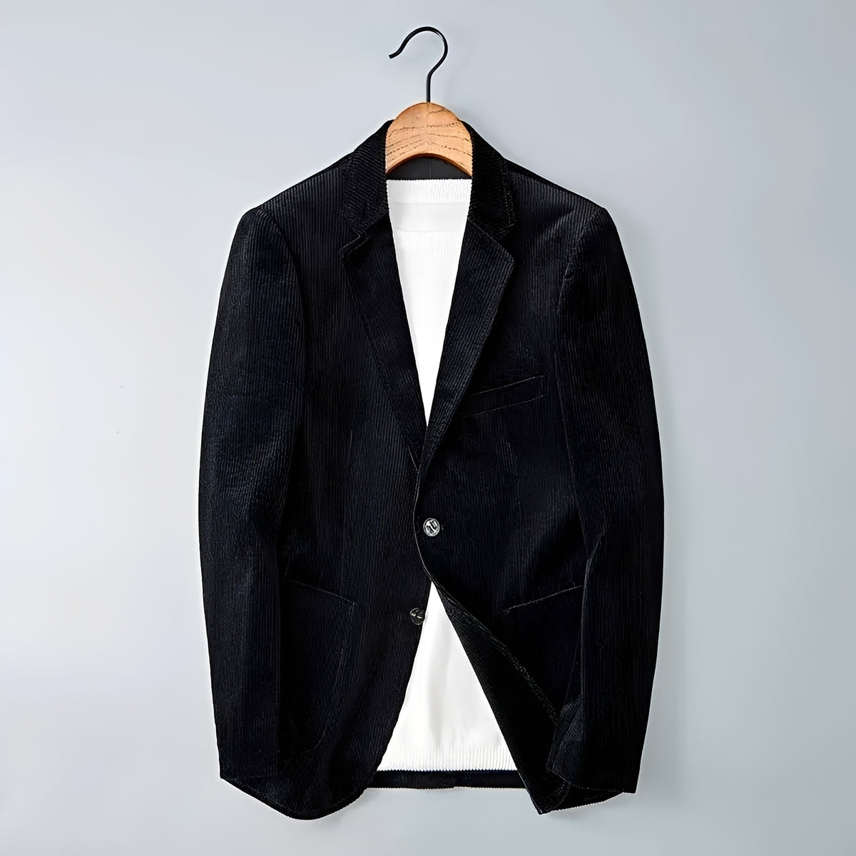 Blazer homme à double boutonnage et revers crantés - coupe ajustée, style formel ou décontracté