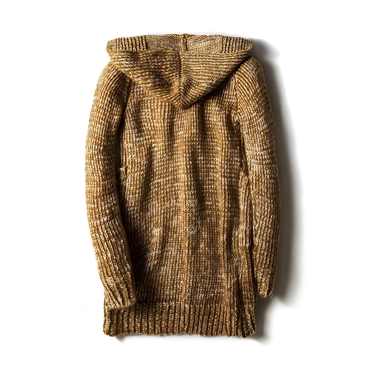 Cardigan pour homme à capuche boutonnage poches latérales coupe décontractée