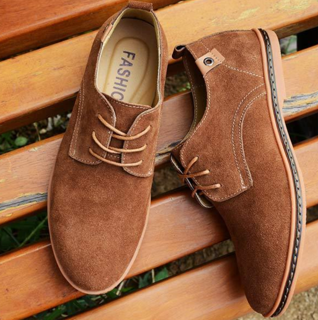 Chaussures décontractées à lacets pour hommes à design classique et style polyvalent