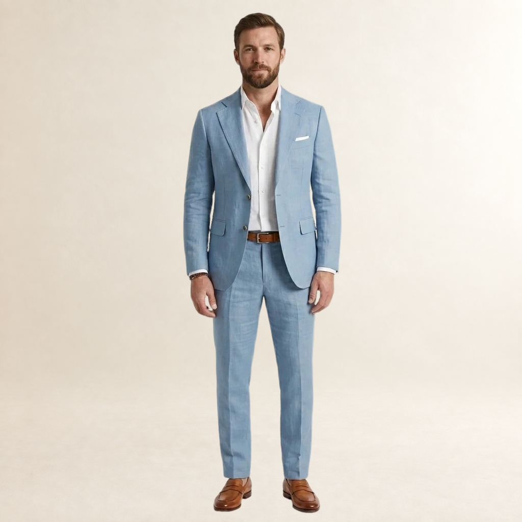 Costume homme coupe slim blazer et pantalon structurés