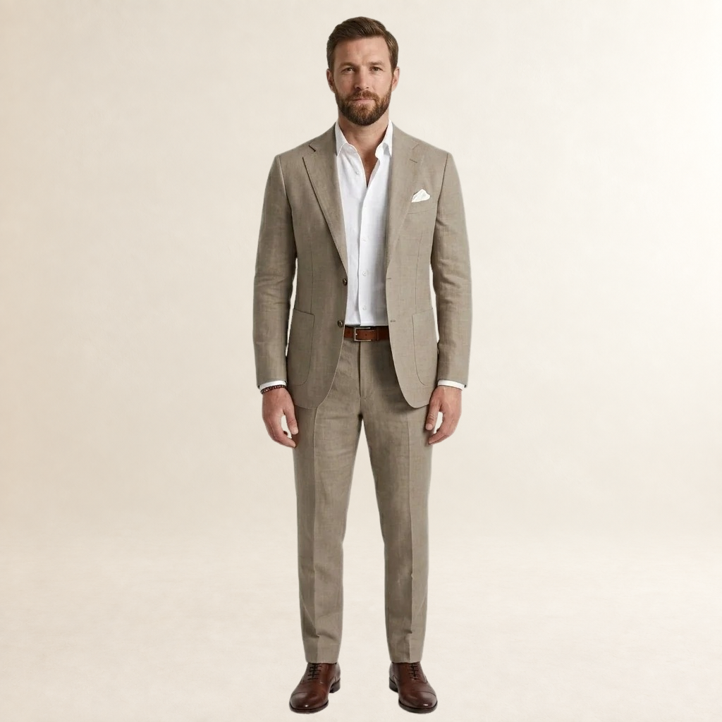 Costume homme coupe slim blazer et pantalon structurés