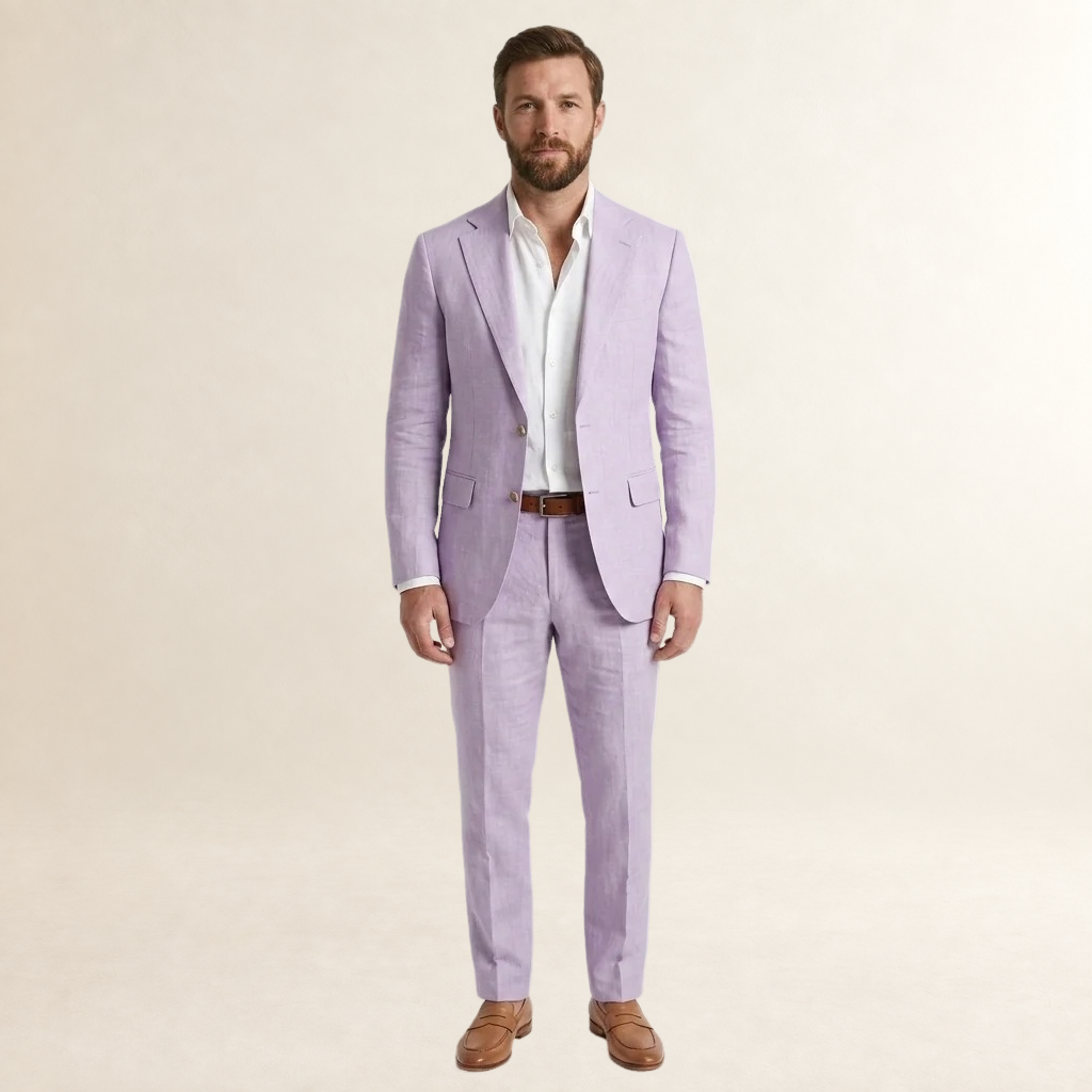 Costume homme coupe slim blazer et pantalon structurés