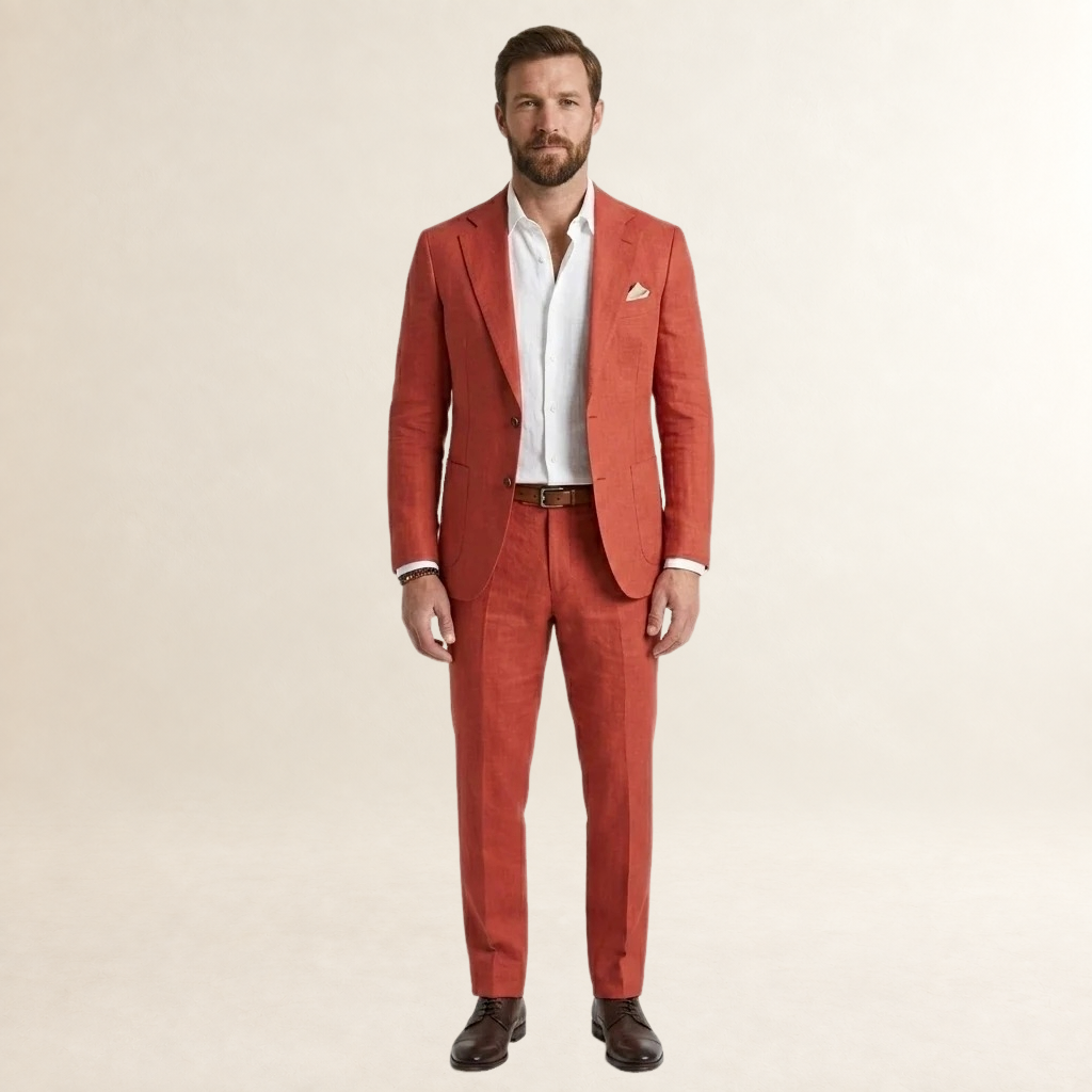 Costume homme coupe slim blazer et pantalon structurés