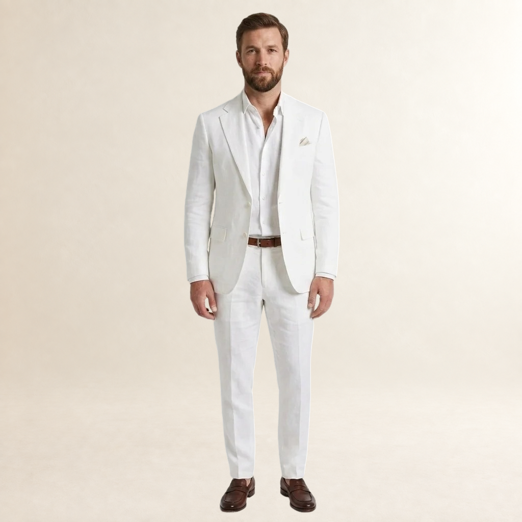 Costume homme coupe slim blazer et pantalon structurés