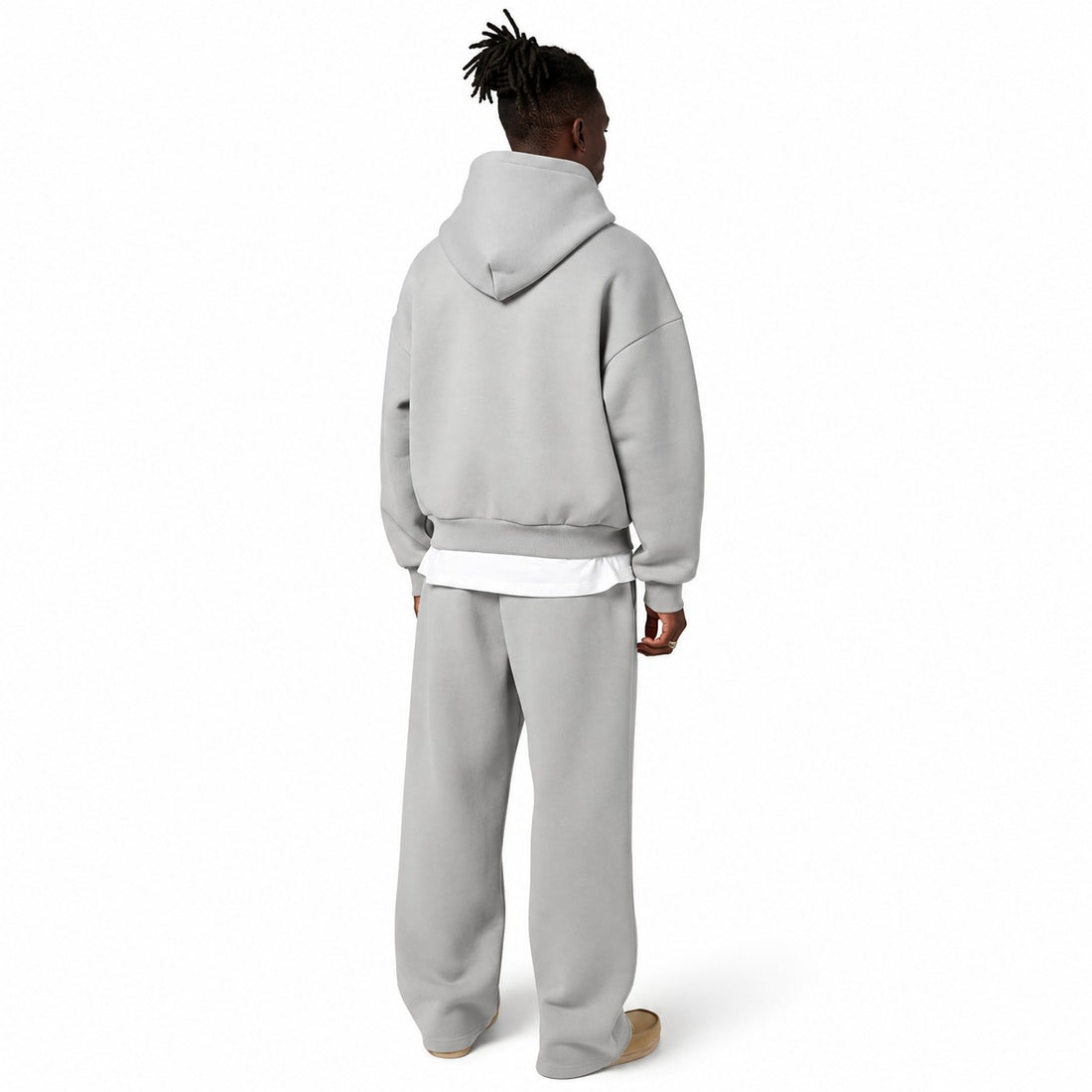 Ensemble de vêtements de détente pour homme hoodie à poche kangourou et pantalon jogging coupe décontractée