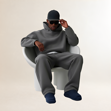 Ensemble sweat à capuche et joggeurs pour homme - Coupe oversize avec capuche ajustable