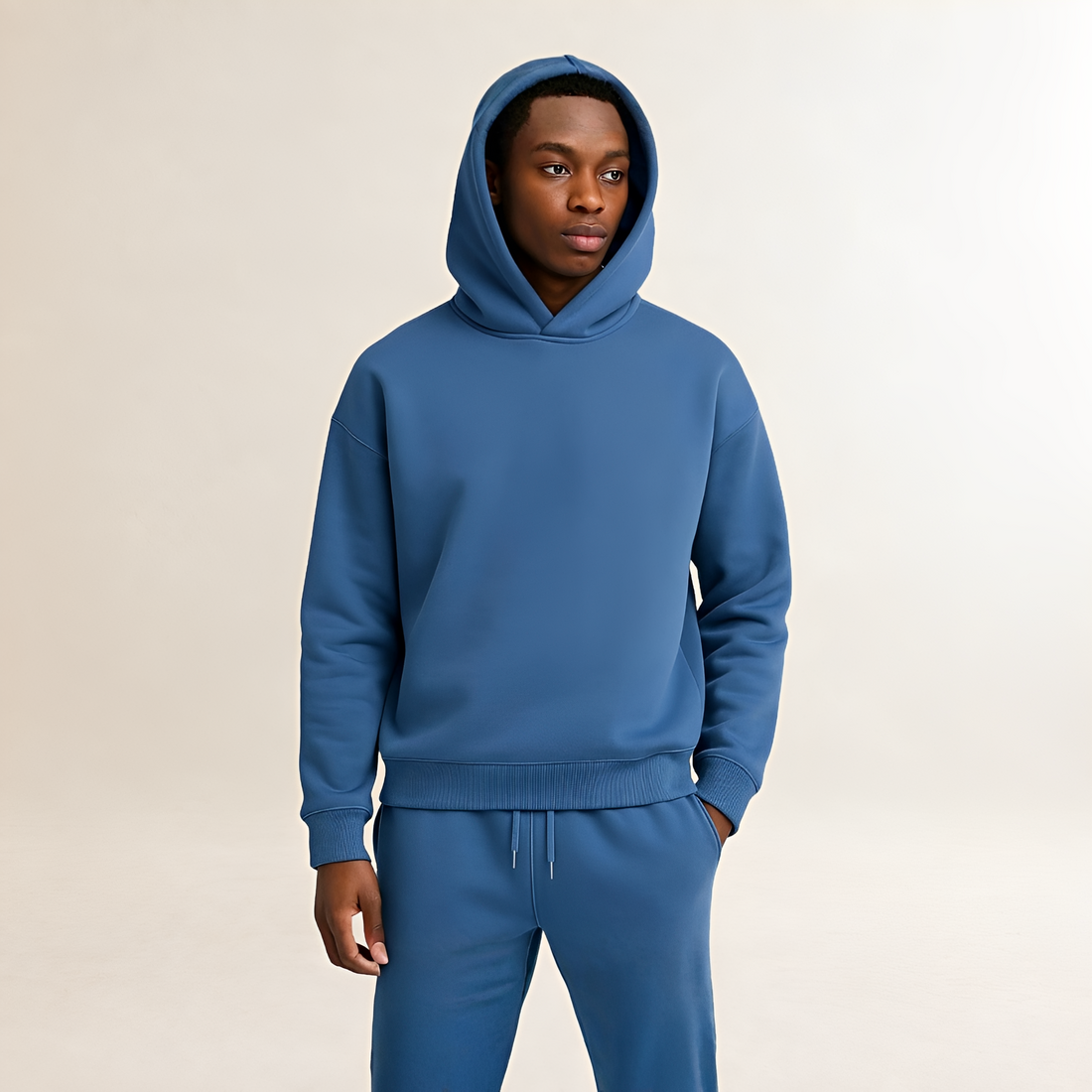 Ensemble sweat à capuche et joggeurs pour homme - Coupe oversize avec capuche ajustable