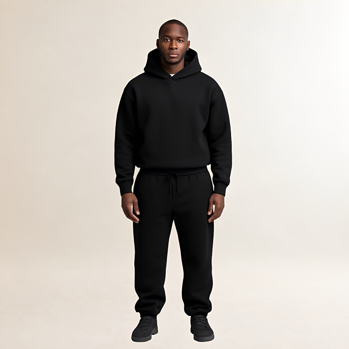 Ensemble sweat à capuche et joggeurs pour homme - Coupe oversize avec capuche ajustable