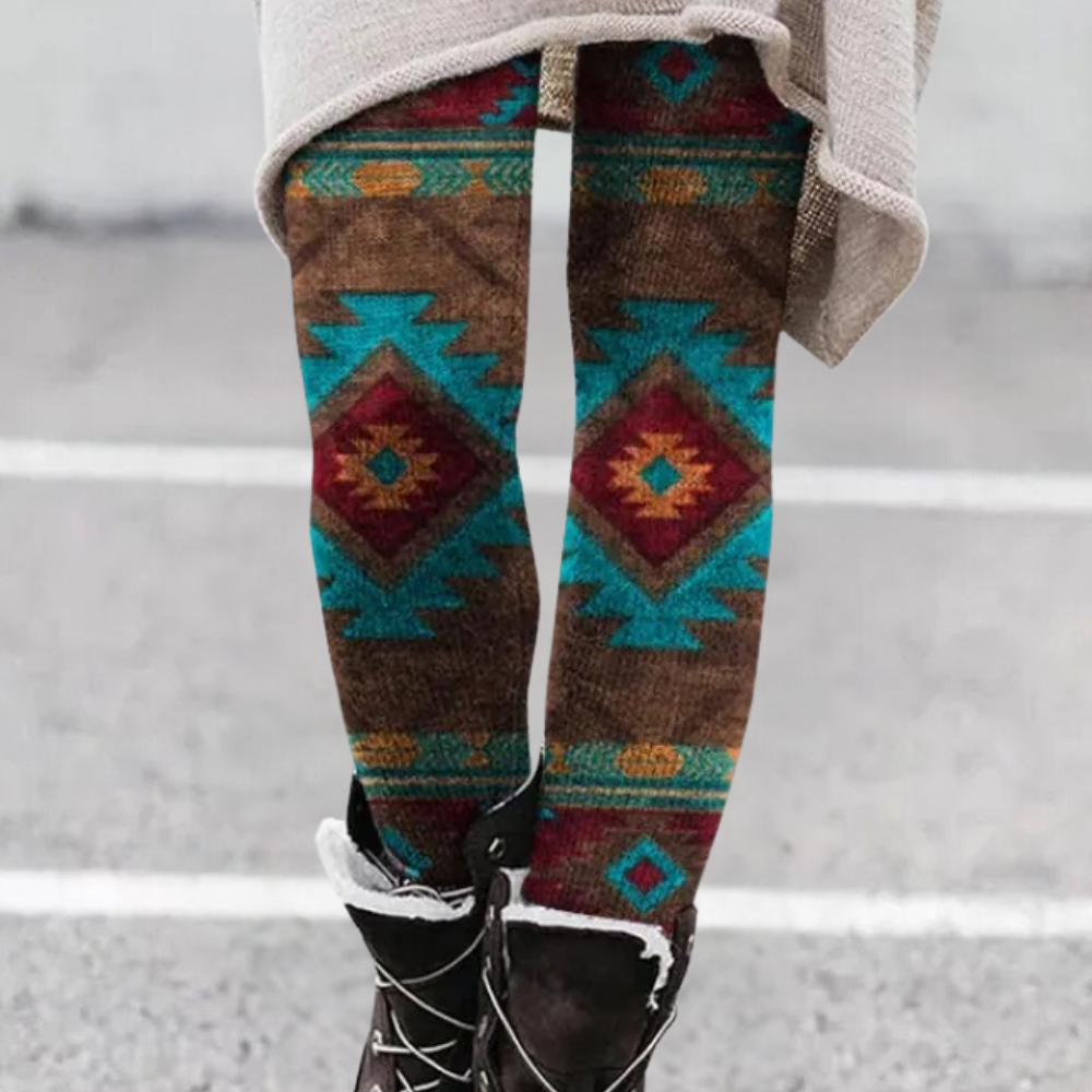 Leggings pour femmes à motifs uniques et coupe stretch