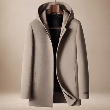 Manteau à capuche pour hommes à fermeture éclair - coupe moderne