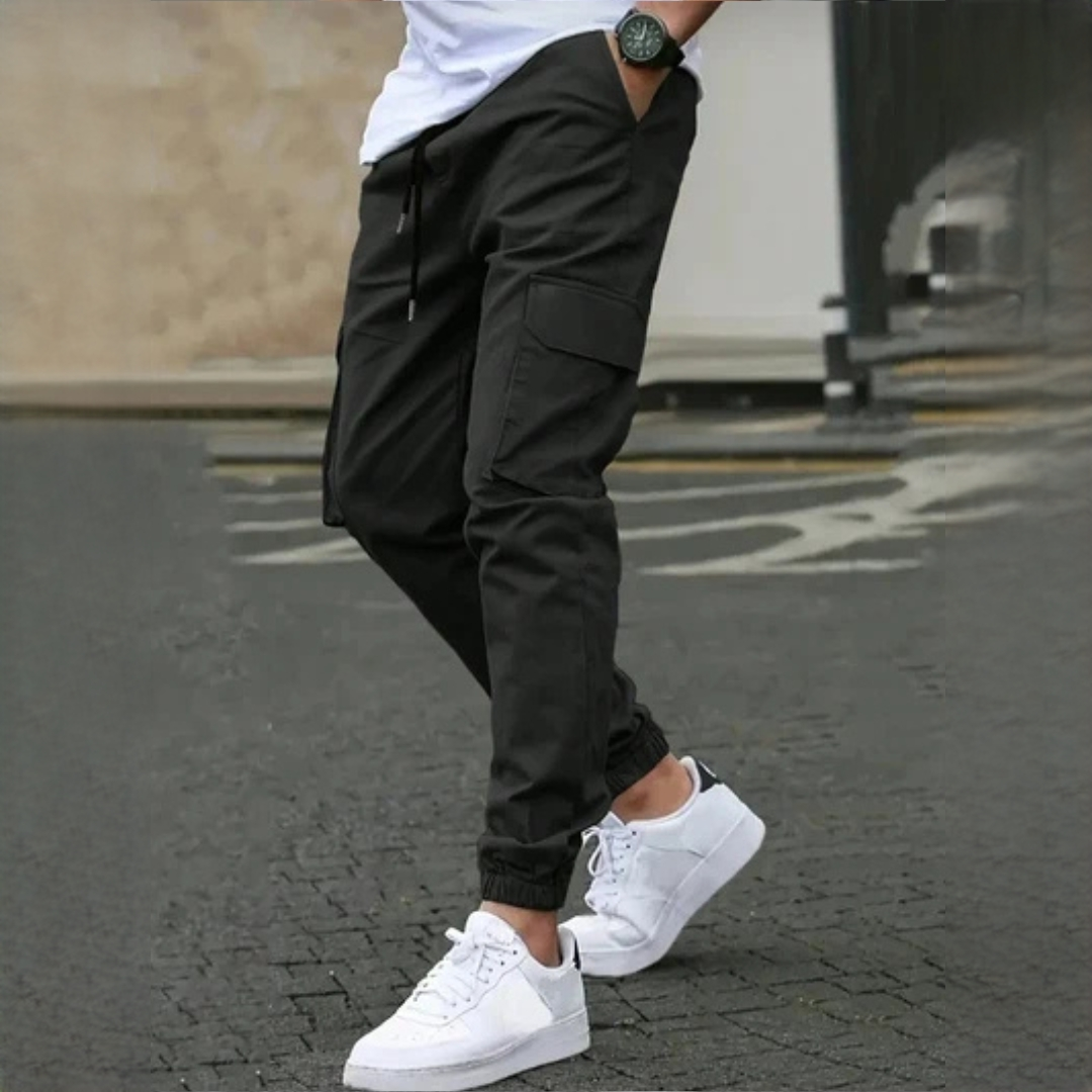 Pantalon cargo pour homme Slim - Poches cargos -- Jambes fuselées