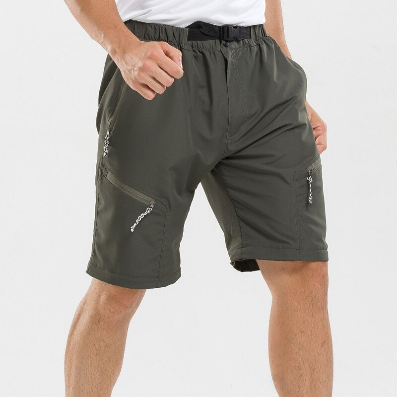Pantalons pour femmes convertibles à jambes zippées et taille élastique