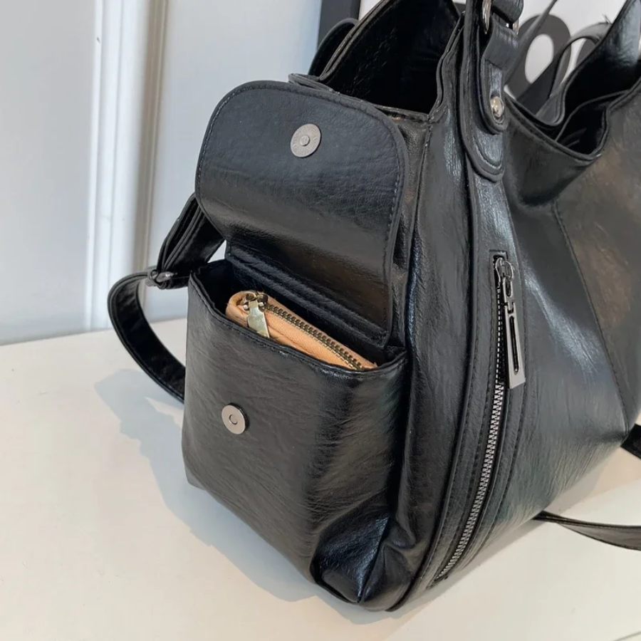Sac bandoulière pour femmes - Design élégant, multiples poches, utilisation polyvalente