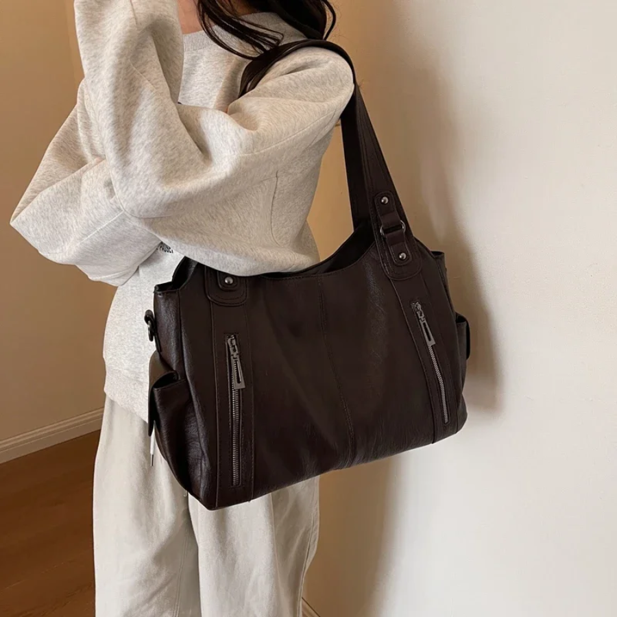 Sac bandoulière pour femmes - Design élégant, multiples poches, utilisation polyvalente