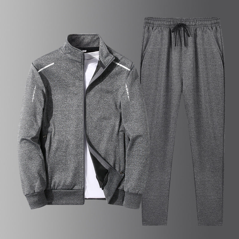 Survêtement homme sport à col montant et poches zippées - coupe régulière