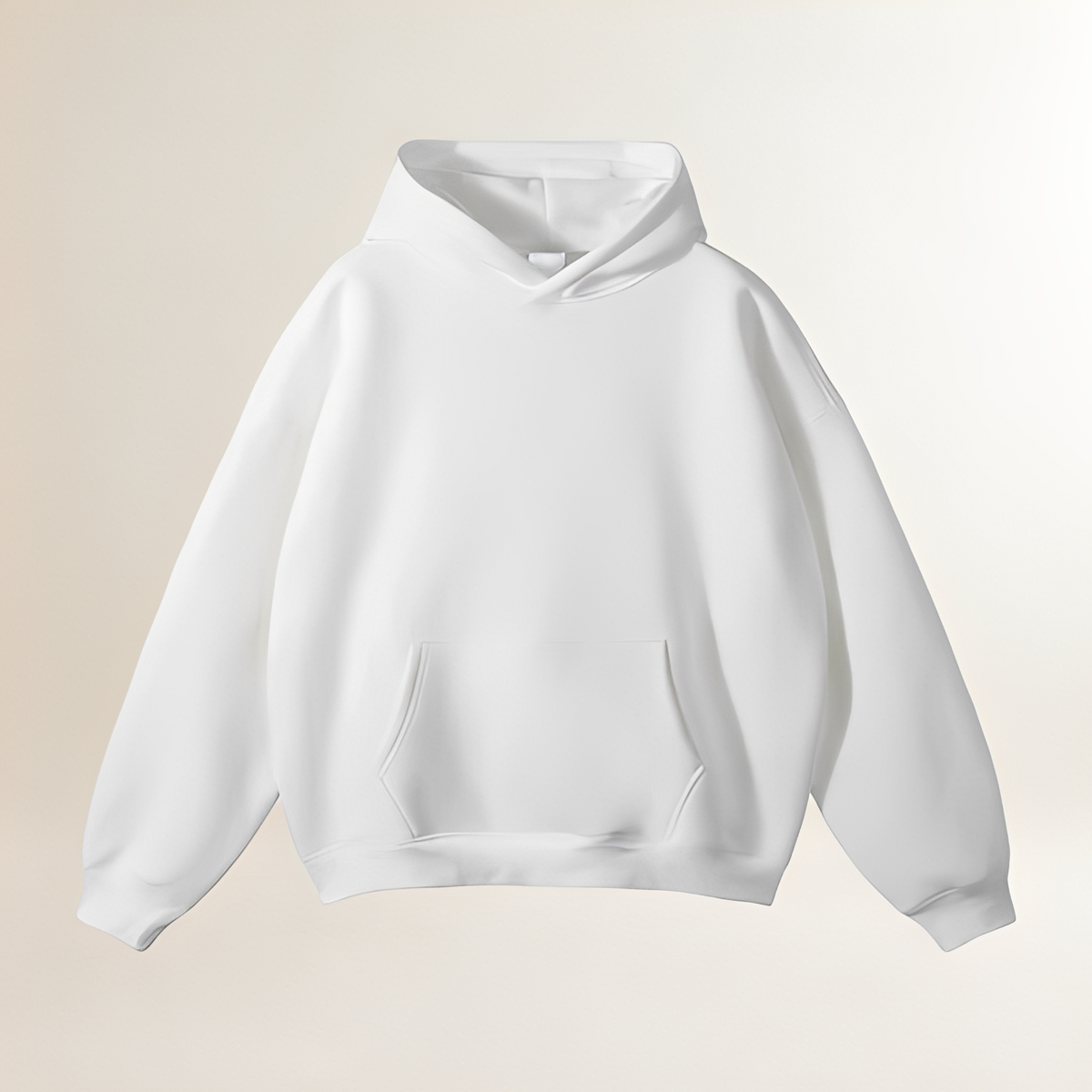Sweat à capuche oversize pour homme - Poche kangourou, coupe décontractée