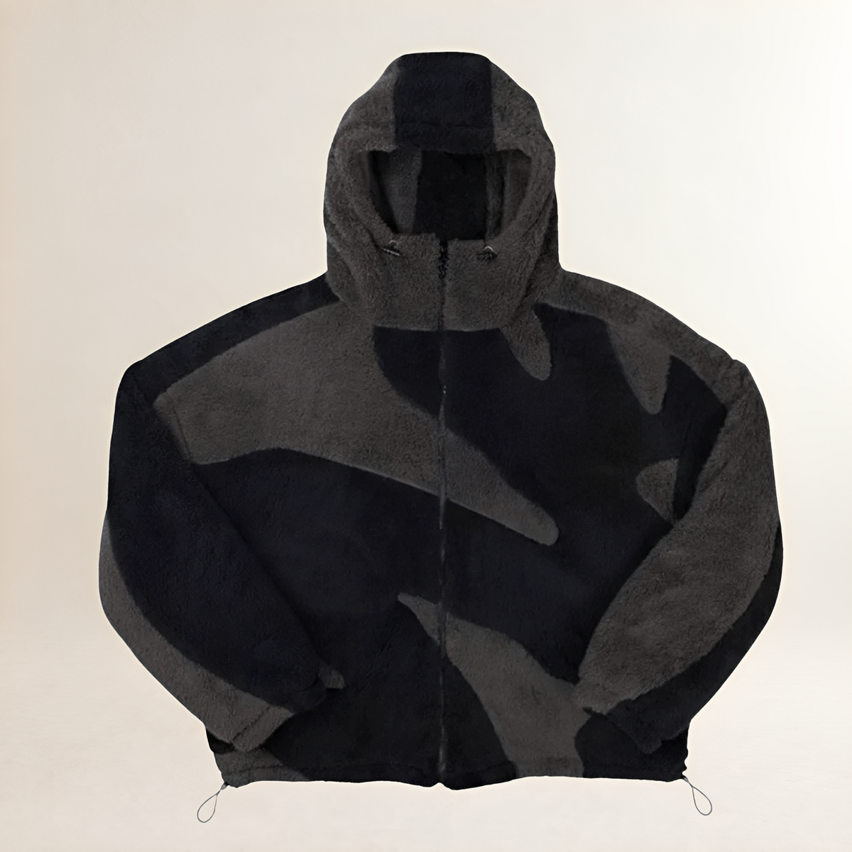 Veste à capuche zippée pour homme coupe décontractée style color block