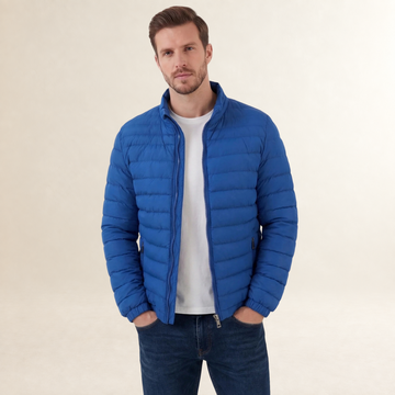 Veste matelassée légère pour homme à col montant