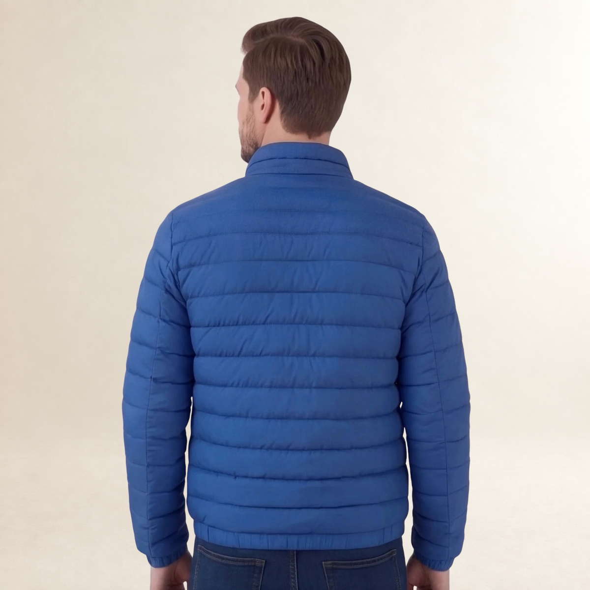 Veste matelassée légère pour homme à col montant