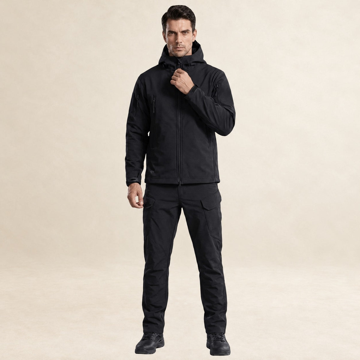 Veste tactique pour homme avec plusieurs poches et ajustement personnalisé