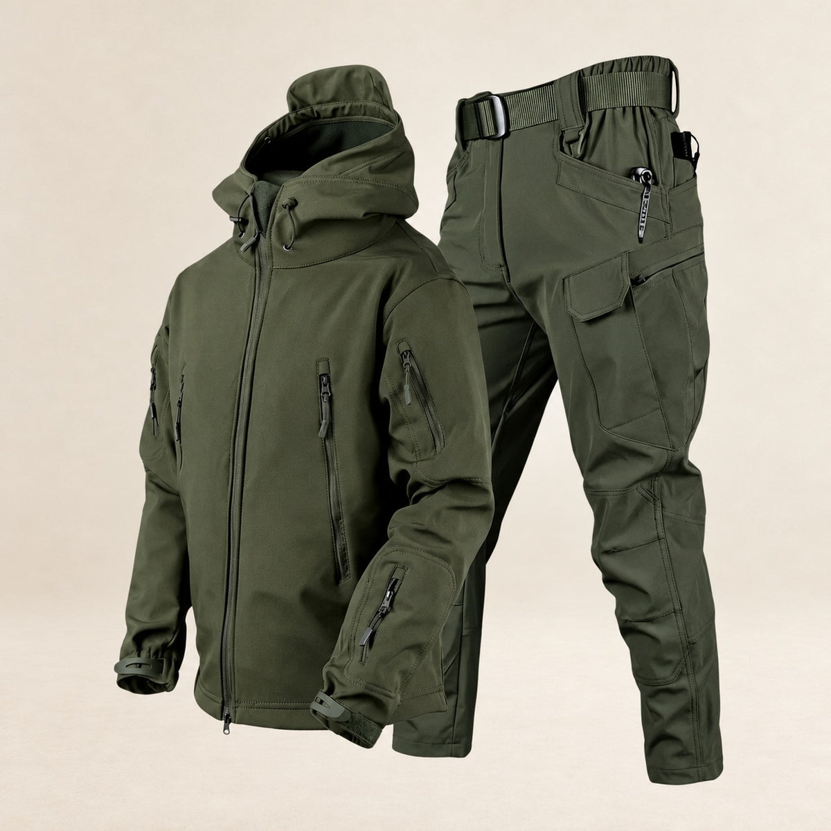 Veste tactique pour homme avec plusieurs poches et ajustement personnalisé