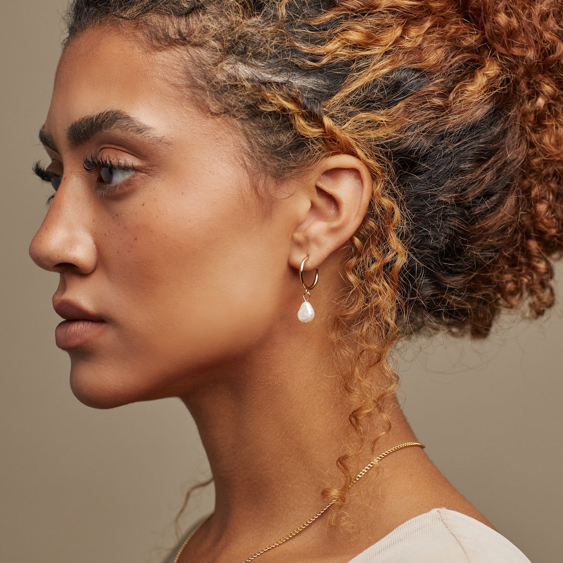 Boucles d'oreilles à perles pendantes - Boucles d'oreilles en perles