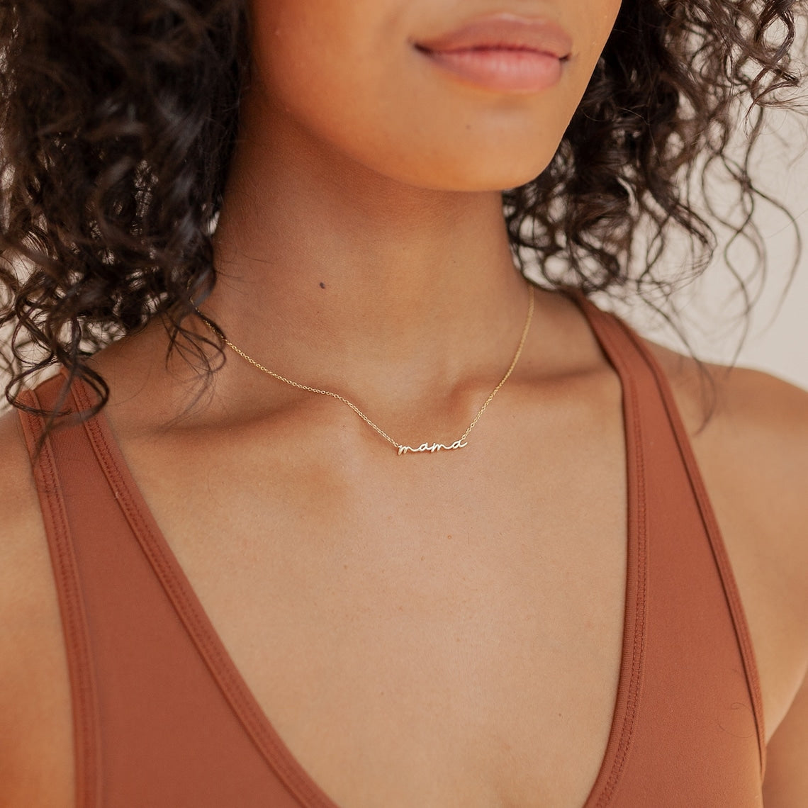Collier délicat de maman - collier de maman