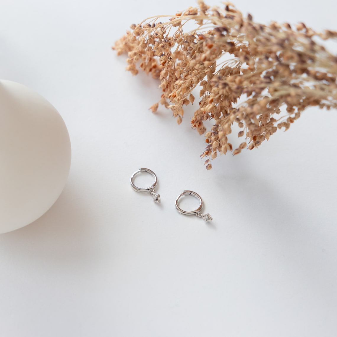 Boucles d'Oreilles Pendantes - Boucles d'Oreilles Délicates en Diamants