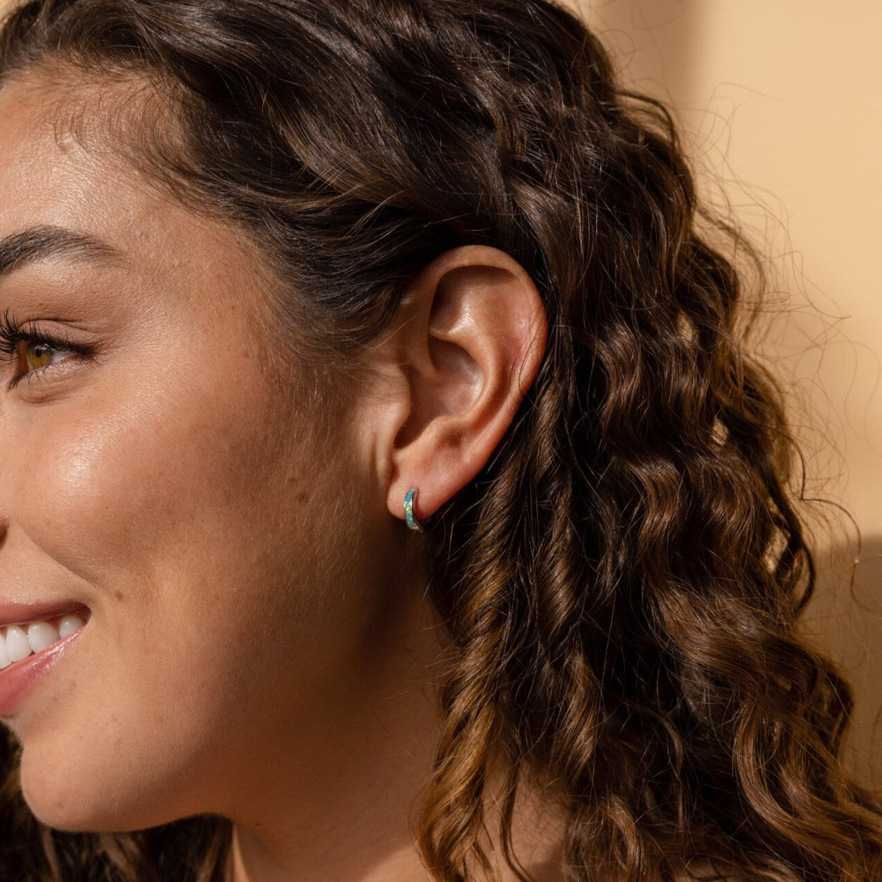 Bagues d'Intarsia d'Opale - Boucles d'oreilles d'Opale