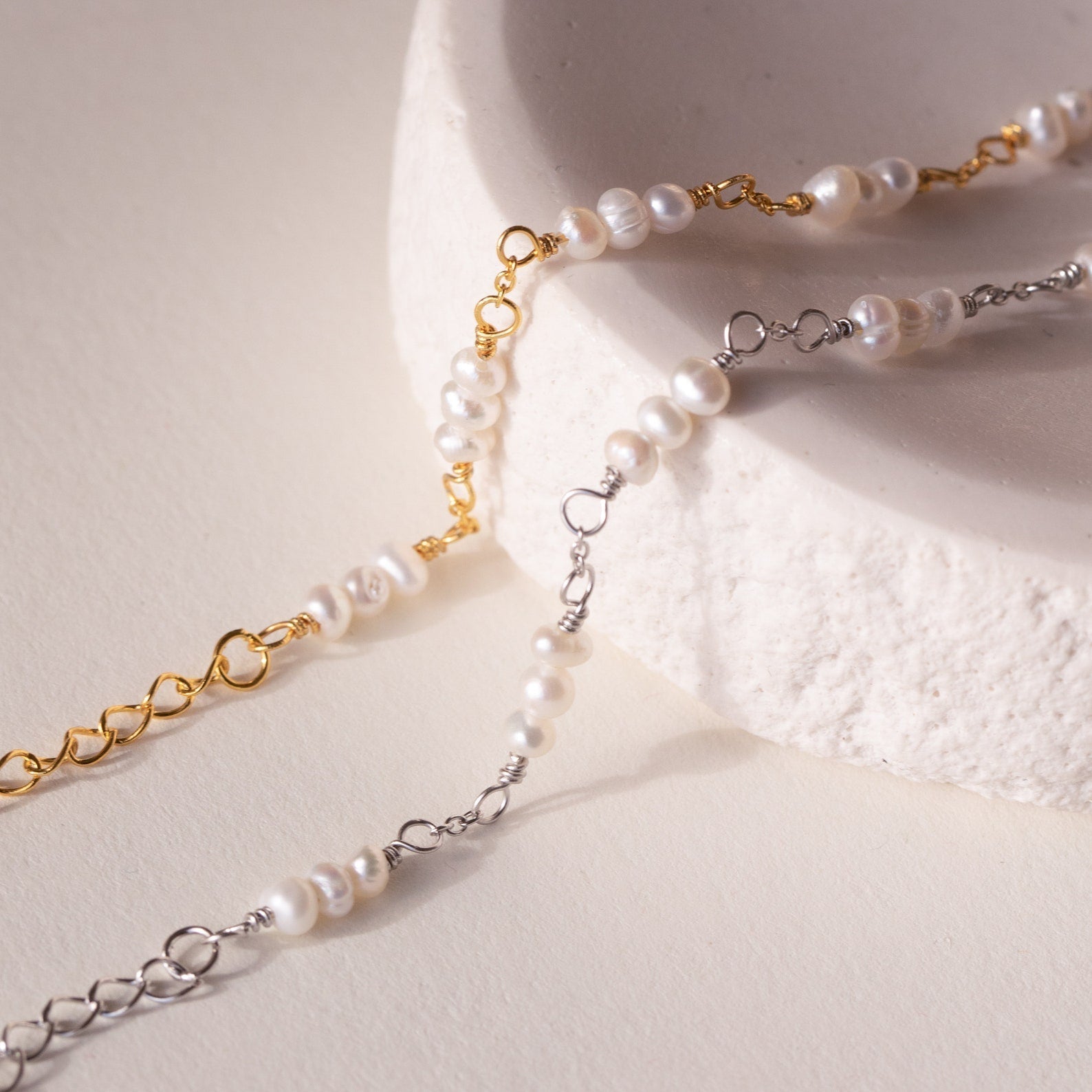 Hailey – Bracelet de perles avec stations