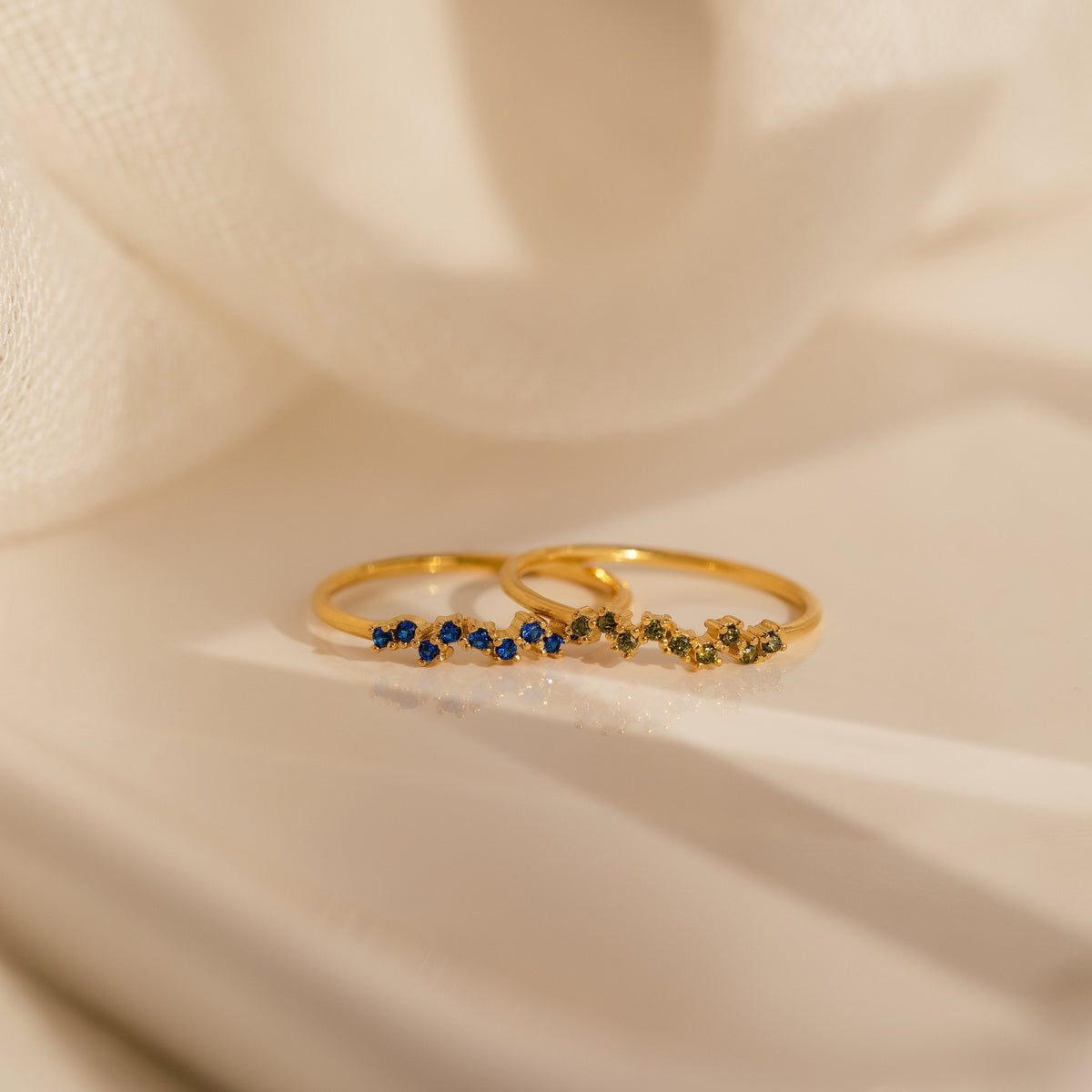 Lila – Bague petite de cluster