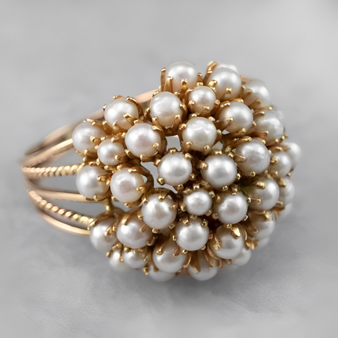 Sharnie – Bague avec perles serties
