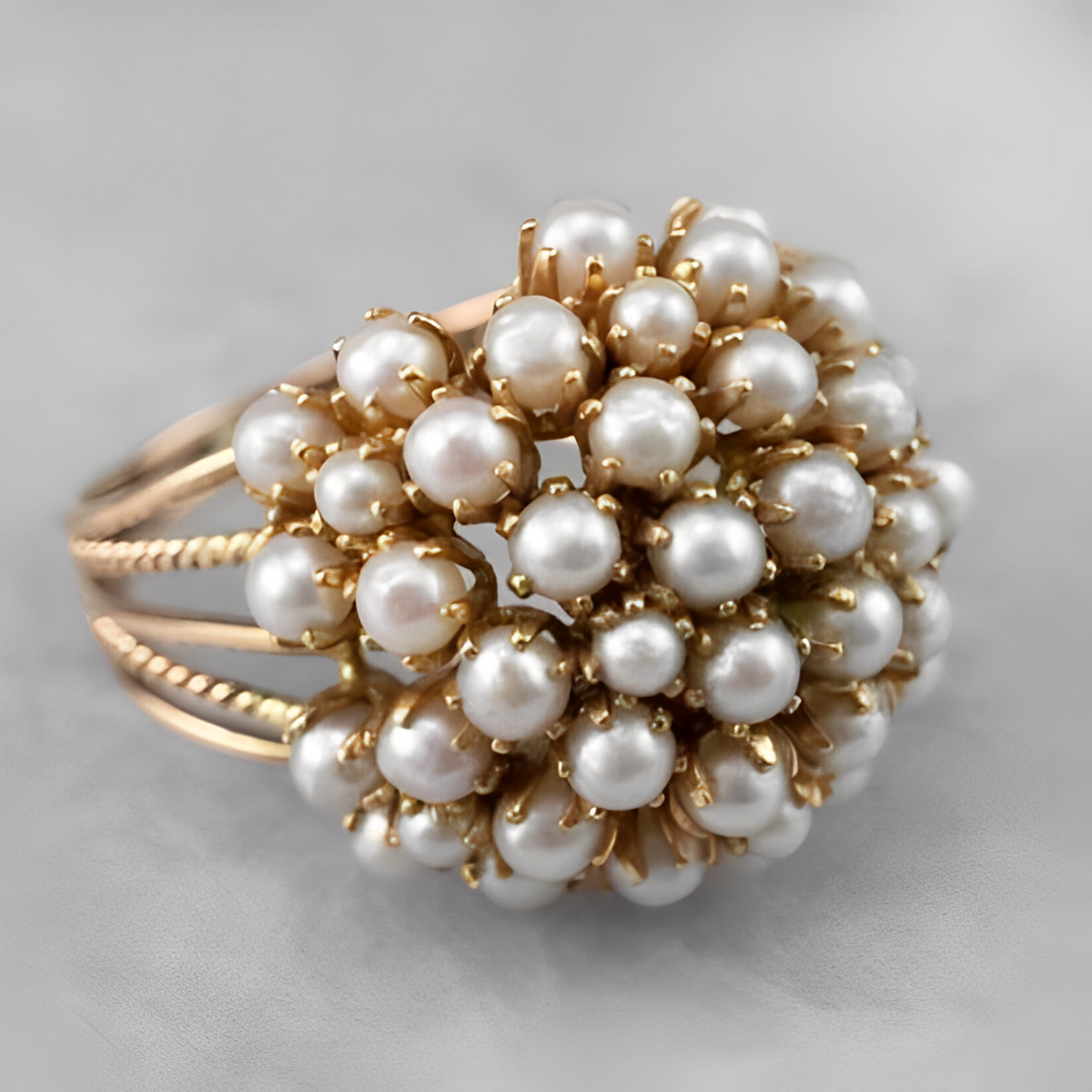 Sharnie – Bague avec perles serties