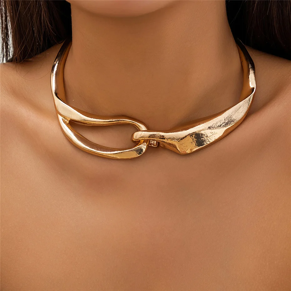 Ariane – Collier doré de style vintage