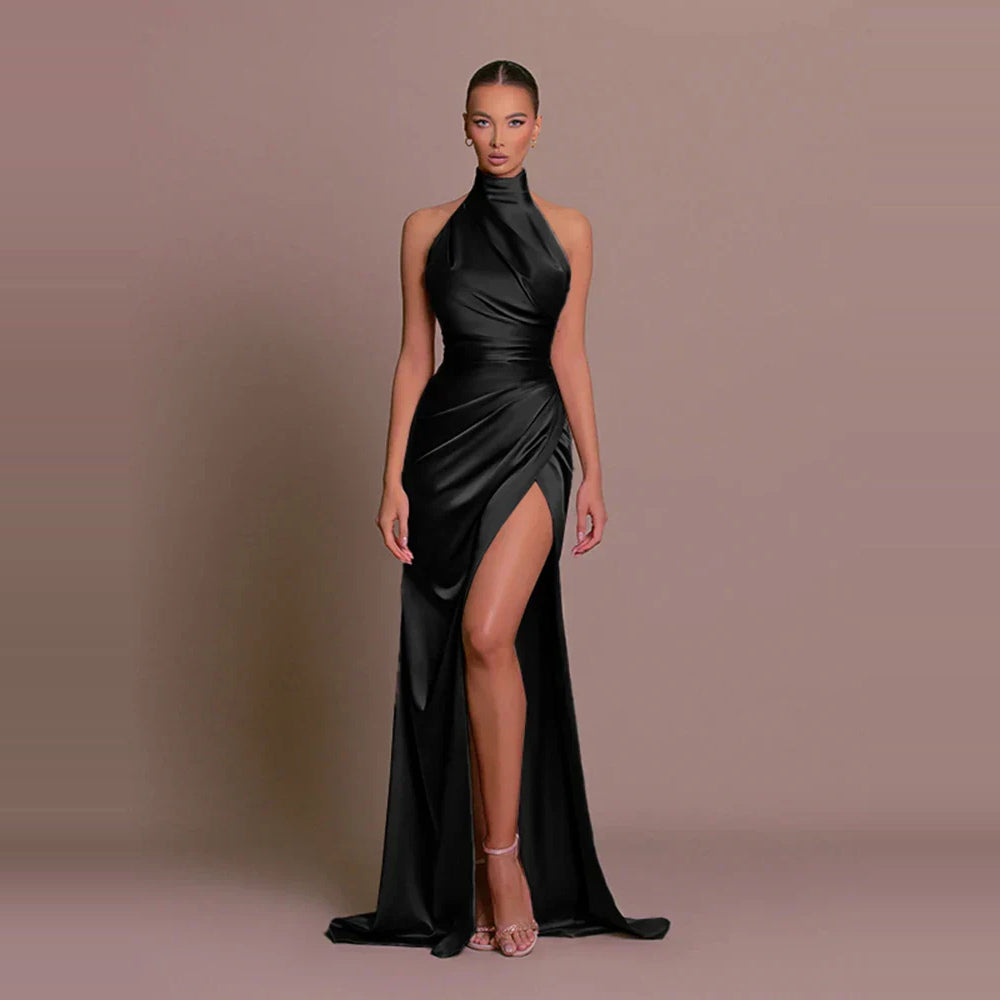 Avigail - Robe de soirée élégante avec fente haute