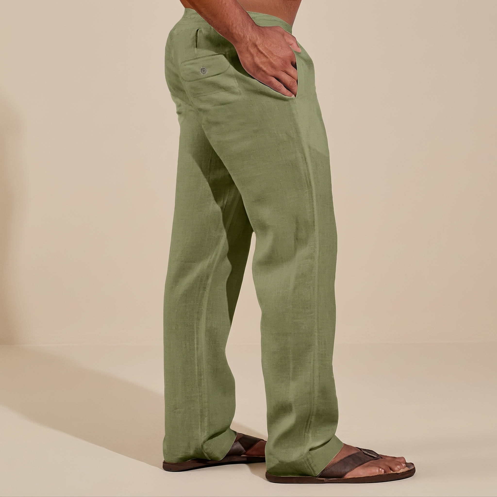 Elias - Pantalon Droit Relax