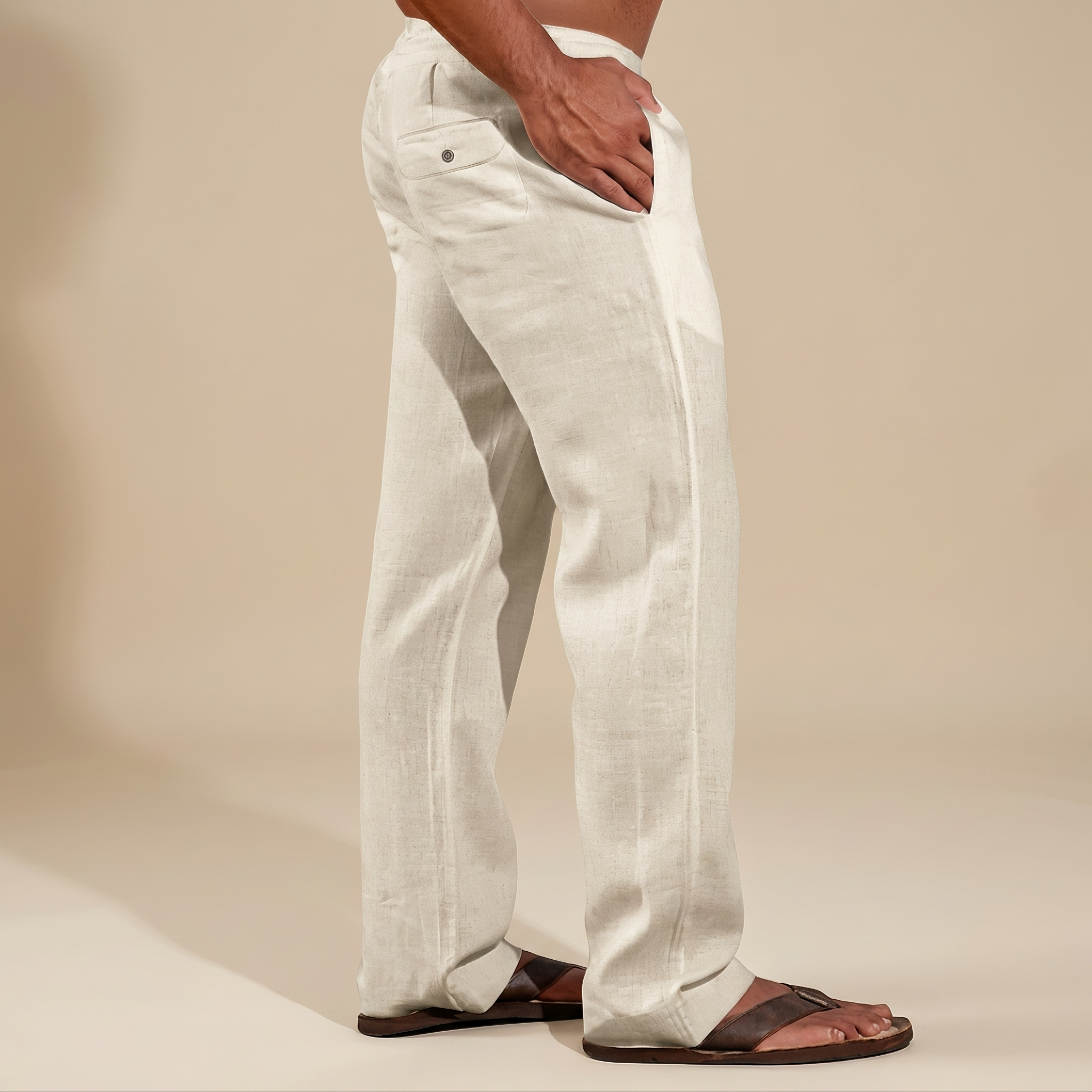 Elias - Pantalon Droit Relax